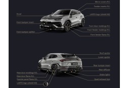 Kit carrosserie LARGENDA LARTE DESIGN pour LAMBORGHINI URUS S / PERFORMANTE (2022-2026)