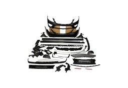 Kit carrosserie look S65 AMG Facelift pour Mercedes Classe S W222 (2014-2017)