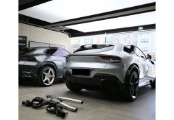 Ligne d'échappement inox à valves TUBI STYLE pour FERRARI PUROSANGUE