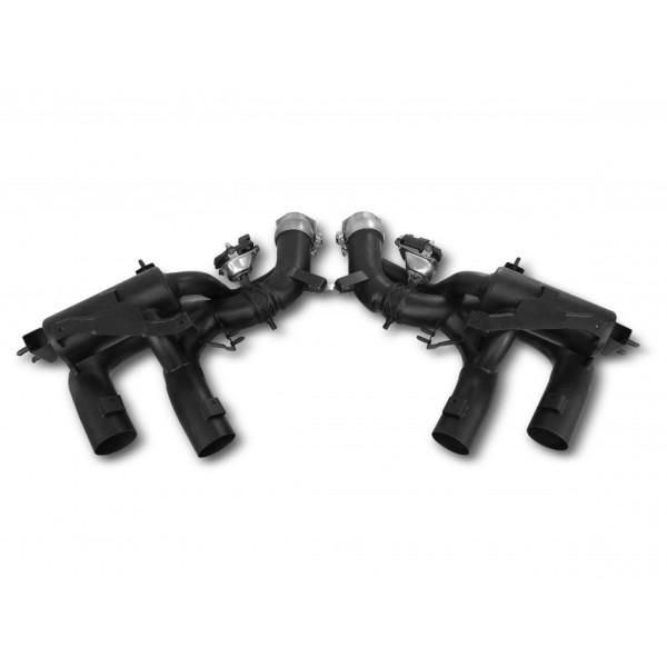 Silencieux d'échappement inox à valves TUBI STYLE pour FERRARI PUROSANGUE Silencieux d'échappement inox à valves TUBI STYLE pour FERRARI PUROSANGUE