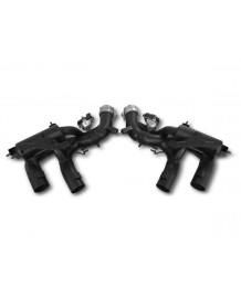 Silencieux d'échappement inox à valves TUBI STYLE pour FERRARI PUROSANGUE