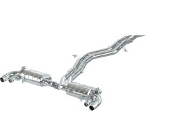 Echappement inox CAPRISTO pour BENTLEY Bentayga W12 (2016+)- Ligne Cat/Fap-Back à valves