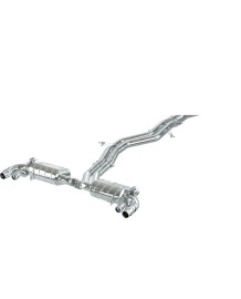 Echappement inox CAPRISTO pour BENTLEY Bentayga W12 (2016+)- Ligne Cat/Fap-Back à valves