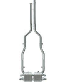 Echappement inox CAPRISTO pour ASTON MARTIN V12 Vantage (2022+)-Silencieux à valves