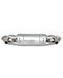 Echappement inox TUBI STYLE pour Porsche 991.1 Carrera S (2012-2016) - Silencieux à valves