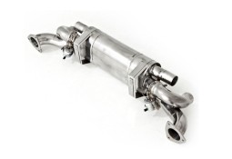 Echappement inox TUBI STYLE pour Porsche 991.1 Carrera S (2012-2016) - Silencieux à valves