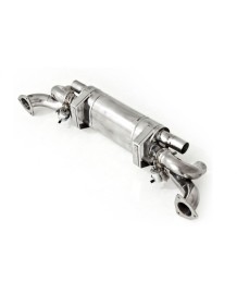 Echappement inox TUBI STYLE pour Porsche 991.1 Carrera S (2012-2016) - Silencieux à valves