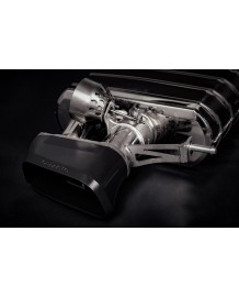 Silencieux d'échappement inox à valves CAPRISTO pour BMW 650i V8 F12 F13 (2011+)