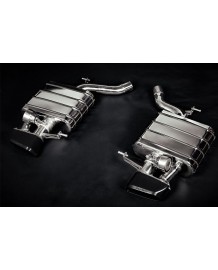 Silencieux d'échappement inox à valves CAPRISTO pour BMW 650i V8 F12 F13 (2011+)
