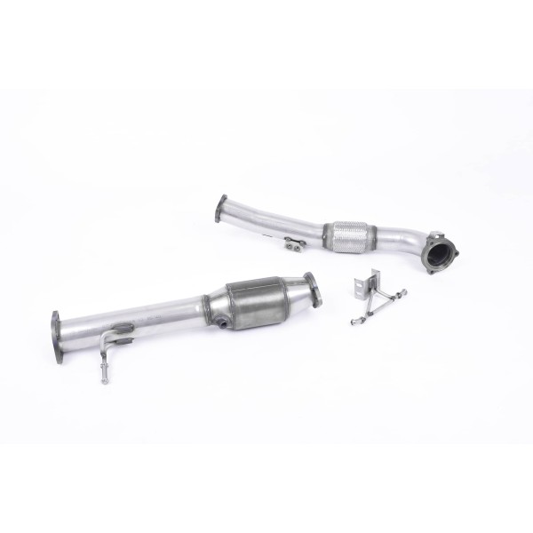 Downpipe + Catalyseurs sport MILLTEK pour FORD Focus RS MK2 2.5T 305Ch (2009-2010)