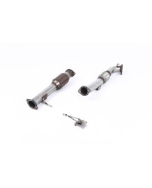 Downpipe + Catalyseurs sport MILLTEK pour FORD Focus RS MK2 2.5T 305Ch (2009-2010)(ECE)