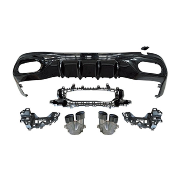 Diffuseur look CLE53 AMG pour Mercedes CLE C236/A236 Coupé/Cabriolet Pack AMG (2024+)