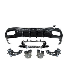Diffuseur look CLE53 AMG pour Mercedes CLE C236/A236 Coupé/Cabriolet Pack AMG (2024+)