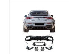 Diffuseur look CLE53 AMG pour Mercedes CLE C236/A236 Coupé/Cabriolet Pack AMG (2024+)