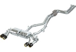 Echappement inox CAPRISTO pour BMW M2 Competition + CS F87N (2018+) - Ligne Cat-Back à valves