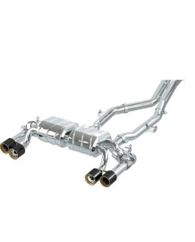 Echappement inox CAPRISTO pour BMW M2 Competition + CS F87N (2018+) - Ligne Fap-Back à valves ECE