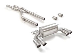 Echappement inox RAGAZZON pour BMW M2 Competition F87N (2018+) - Ligne Fap-Back à valves