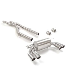 Echappement inox RAGAZZON pour BMW M2 Competition F87N (2018+) - Ligne Fap-Back à valves