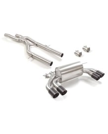 Echappement inox RAGAZZON pour BMW M2 Competition F87N (2018+) - Ligne Fap-Back à valves