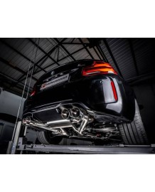 Echappement inox RAGAZZON pour BMW M2 Competition F87N (2018+) - Ligne Fap-Back à valves