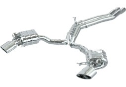Echappement inox CAPRISTO pour AUDI RS4 B9 (2017+) - Ligne Cat/Fap-Back à valves