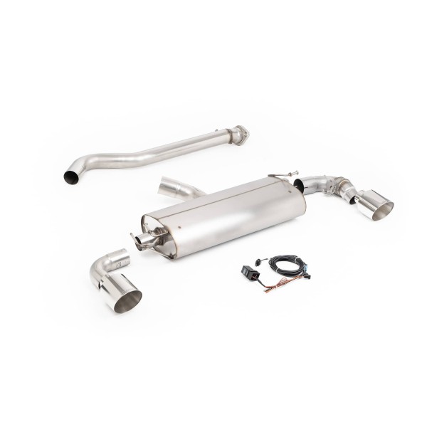 Ligne d'échappement inox FAP-Back à valves MILLTEK pour TOYOTA Yaris GR 1,6T Génération 2 (2024+)(Homologuée)