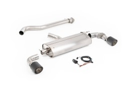 Ligne d'échappement inox FAP-Back à valves MILLTEK pour TOYOTA Yaris GR 1,6T Génération 2 (2024+)(Homologuée)