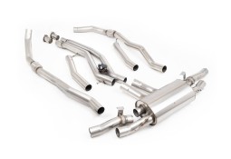 Ligne d'échappement inox FAP-Back à valves MILLTEK pour LAMBORGHINI URUS SE 4.0 V8 Hybrid 800Ch (2025+)