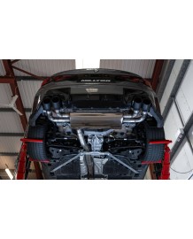 Ligne d'échappement inox FAP-Back à valves MILLTEK pour BMW M135ix F70 (2024+)