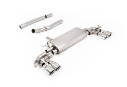 Ligne d'échappement inox FAP-Back à valves MILLTEK pour BMW M135ix F70 (2024+)