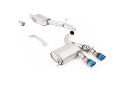 d'échappement inox Cat-Back à valves MILLTEK pour VW GOLF 5 R32 3.2 V6 (2005-2009)