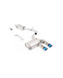 d'échappement inox Cat-Back à valves MILLTEK pour VW GOLF 5 R32 3.2 V6 (2005-2009)