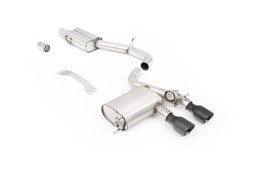 d'échappement inox Cat-Back à valves MILLTEK pour VW GOLF 5 R32 3.2 V6 (2005-2009)