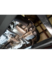 d'échappement inox Cat-Back à valves MILLTEK pour VW GOLF 5 R32 3.2 V6 (2005-2009)