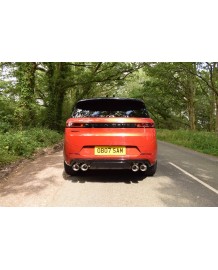 Echappement inox QUICKSILVER pour Range Rover Sport P400 P360 L461 (2022+)-Ligne FAP-Back à valves