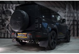 Echappement sport inox QUICKSILVER pour Land Rover DEFENDER V8 P425 V8 110 / 90 (2025+)-Ligne FAP-Back à valves Supersport