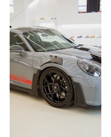 4 Jantes forgées FONDMETAL 9RS 10x20"/13x21" pour PORSCHE 992 GT3 RS