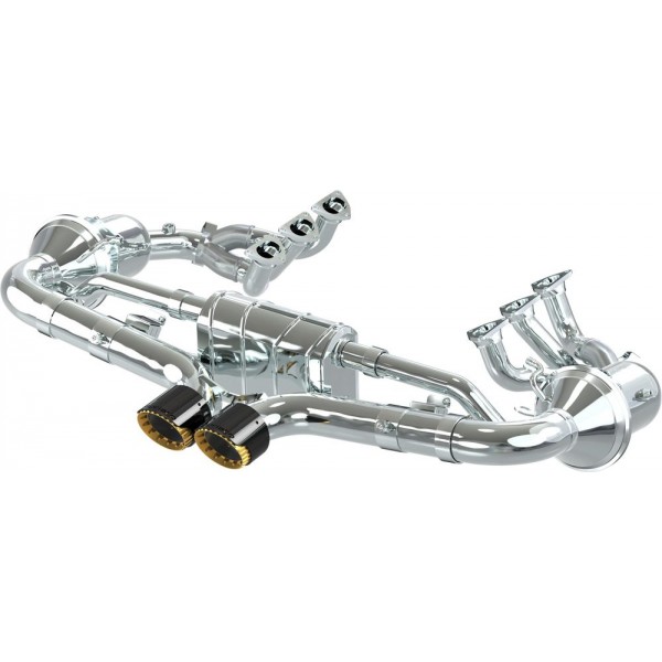 Ligne complète d'échappement inox CAPRISTO pour PORSCHE 992.2 GT3 + Touring (2025+)