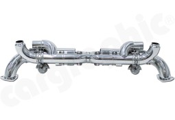 Echappement inox CARGRAPHIC pour PORSCHE 991.1 Carrera 2 4 2S 4S 3.4/3.8 - Silencieux à valves