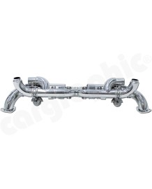 Echappement inox CARGRAPHIC pour PORSCHE 991.1 Carrera 2 4 2S 4S 3.4/3.8 - Silencieux à valves
