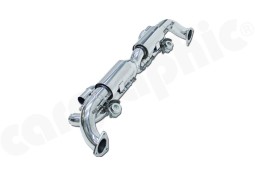 Echappement inox CARGRAPHIC pour PORSCHE 991.1 Carrera 2 4 2S 4S 3.4/3.8 - Silencieux à valves