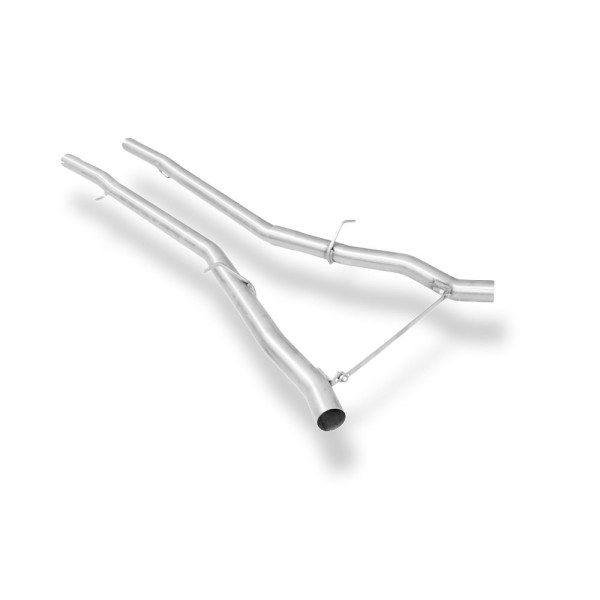 Echappement inox FOX pour BMW Série 6 645i / 650i (E63/E64): Tube intermédiaire + avant