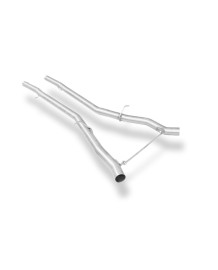 Echappement inox FOX pour BMW Série 6 645i / 650i (E63/E64): Tube intermédiaire + avant