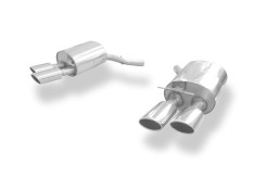 Echappement inox FOX pour BMW Série 6 645i / 650i (E63/E64) -Silencieux 4 Sorties