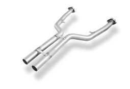 Echappement inox FOX pour BMW Série 6 645i / 650i (E63/E64): Tube intermédiaire + avant