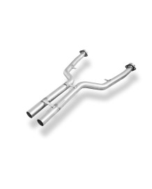 Echappement inox FOX pour BMW Série 6 645i / 650i (E63/E64): Tube intermédiaire + avant