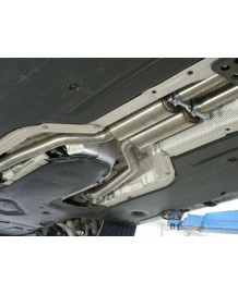 Echappement inox FOX pour BMW Série 6 645i / 650i (E63/E64): Silencieux intermédiaire + avant