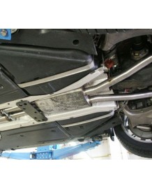 Echappement inox FOX pour BMW Série 6 645i / 650i (E63/E64): Silencieux intermédiaire + avant