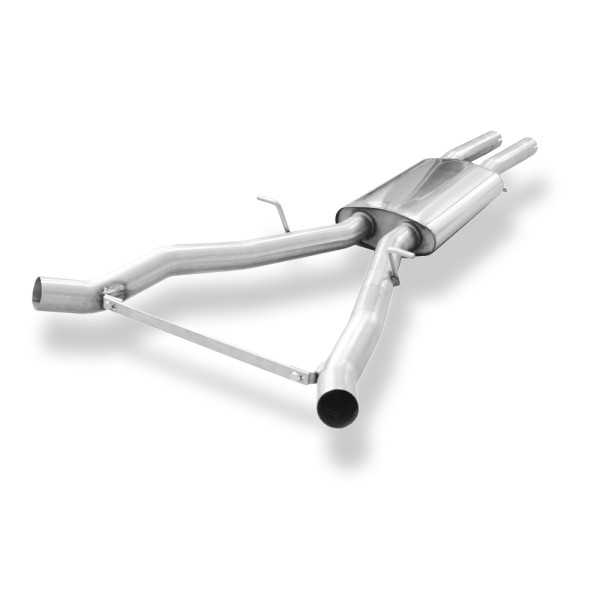 Echappement inox FOX pour BMW Série 6 645i / 650i (E63/E64): Silencieux intermédiaire + avant Echappement inox FOX pour BMW Série 6 645i / 650i (E63/E64): Silencieux intermédiaire + avant