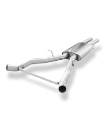 Echappement inox FOX pour BMW Série 6 645i / 650i (E63/E64): Silencieux intermédiaire + avant